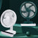 Portable 360° Mini Fan Auto Moving Head Rechargeable USB Table Car Fan