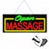 MASSAGE Open LED Sign Neon Light W/12V Power Adapter 60X28.5cm Ready-Made LED Signs