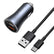 Baseus Dual USB Fast Car Charger W/1m 5A Type-C Cable 40W Set Car Accessories