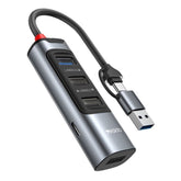 YESIDO USB USB-C 100W 7 Port 5Gbps Hub Adapter PC Accessories