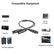 EverTech 0.5M XLR Balanced 1 Female to 2 Male Y Splitter Cord AV Cables