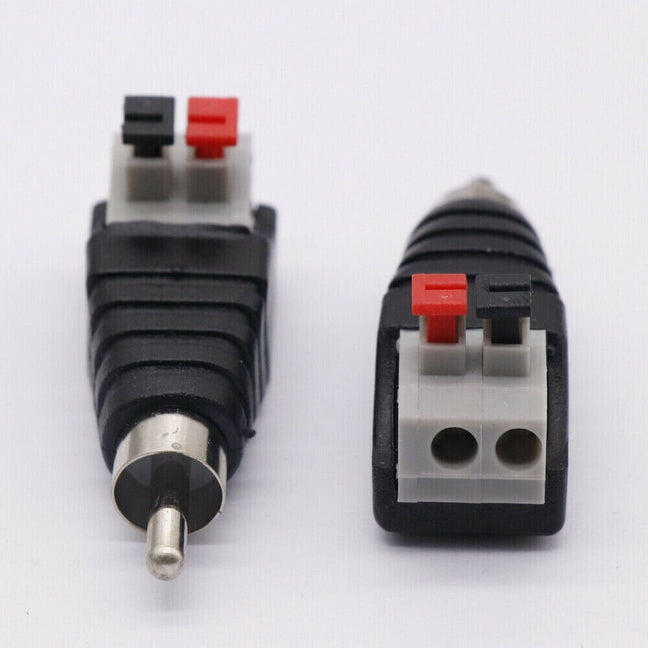 Av Adapter Wire Speaker Wire A/V Cable to Audio Male RCA Connector (B13) Adapter Jack ...