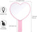 Heart Shaped Hand Held Mirror Home Essentials