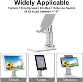 Dual Tube Foldable Phone Tablet Pad Table Stand Mount LS99 Mobile Accessories