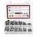 175PCS Stainless Steel Locknuts Screw Cap Assortment Kit DIY & Home Tools