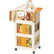 3 Tier Rolling Cart Utility Cart w/ Handle & Wheel Home Essentials