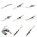 CSGO game AK47 M16 98K UMP9 CROZA AWM Keyring Home Essentials