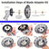 6/8 inch Grass Strimmer Head Trimmer Brush DIY & Home Tools