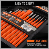 12-Piece Punch and Chisel Set DIY & Home Tools
