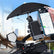 Phone Holder W/ Mini Umbrella Handlebar Mirror Mount for Motorcycle Bicycle Mobile Accessories