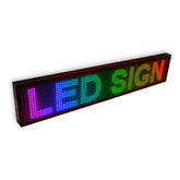 Semi-Outdoor 7 Colour Wireless Programmable LED Message Sign 100cmx20cm Ready-Made LED Signs