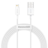 Baseus 2.4A 1m 2m USB Data Charging Cable For iPhone iPad Mobile Accessories