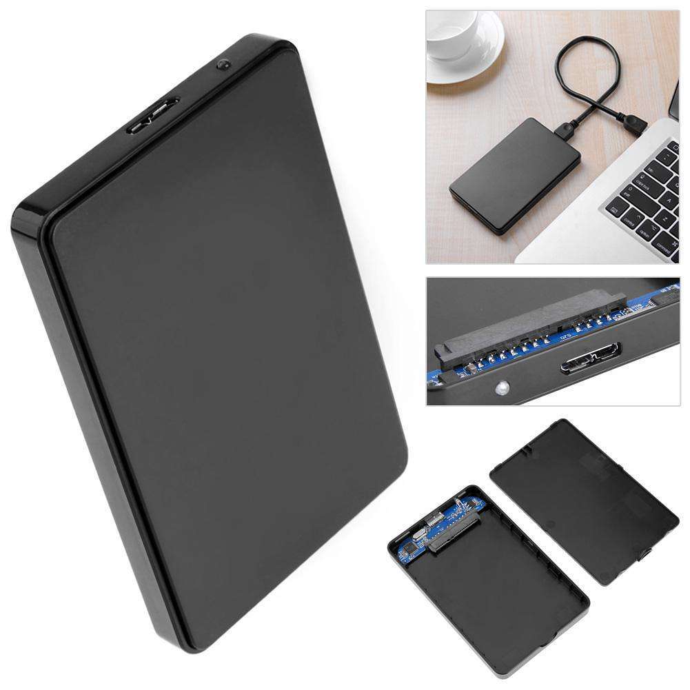 2.5" Hard Drive SATA USB3.0 Caddy Enclosure PC Accessories
