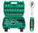 46/53PCS Deep Socket and Metric Wrench 1/4" Set DIY & Home Tools