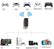 Bluetooth Wireless Controller Adapter for NS Pro/ PS5 to PS4 Controller Gamepad PC Accessories
