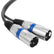 Evertech 1.5M Dual RCA Male To Dual XLR Male Cable XLR To 2 RCA AV Cables