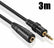 Aux 3.5mm Male to Female Extension Cable AV CABLES