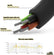 AUX 3.5mm Stereo Audio Male to Male Cable AV Cables