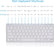 Super Slim Bluetooth Mini Keyboard For ISO Windows Android Mobile Accessories