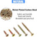 WASHER Head PAN Head BUGLE Head Button Head NEEDLE POINT Steel Screws DIY & Home Tools
