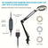 USB Powered Magnifying Glass with 72 LED Light Magnifier Desk Stand Lamp DIY & Home Tools