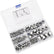 Stainless Steel 165pcs M3 M4 M5 M6 M8 M10 M12 M16 M20 Hex Nyloc Nut BZP KIT DIY & Home Tools