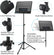 Folding Adjustable Music Score Stand & Light (Optional) Home Essentials