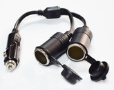 12/24V 15A 1 to 2 2 Way Car Cigarette Lighter Socket Splitter Car Accessories