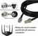 3/6/10m RP-SMA Male to Female Coaxial Extension Cable Data & Communication