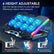 K10 Laptop Cooler Pad W/ Phone Stand RGB Lights PC Accessories