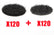 Hook & Loop Sticky Self Adhesive Dots Coins Circles Tape 2cm DIY & Home Tools
