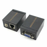 VGA Extender Over CAT5/6 RJ45 60m/200ft Adapter Repeater Data & Communication