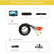 Gold Plated 2 RCA to 2 RCA Male To Male AV Cables