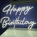 Happy Birthday Cool White 12V Ready-Made LED Signs