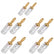 Gold Plated 4mm Banana Plugs for Speaker Wire AV adapters