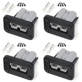 4Pcs of Anderson Plug Flush Mount 50A Mounting Bracket Car Accessories