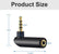 3.5mm Aux Stereo 90° Male to Female Audio Adapter AV adapters AV adapters
