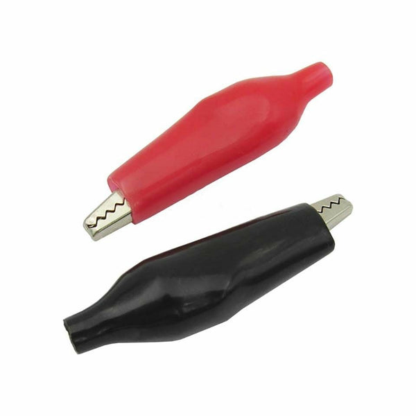 Small Medium Large Alligator Crocodile Clip Red&Black For Test Wire Connection Tool