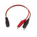 DC 5.5x2.1mm Female to Alligator Clip Power Cable CCTV Camera Accessories