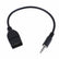 22cm AUX Jack 3.5mm Audio to USB 2.0 Female Converter Cable AV adapters