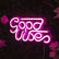 33x17.8cm USB Powered Good Vibes Ready-Made LED Signs