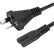 1.5M Mains Power Cable Figure 8 Plug 7.5A for PS4 PS5 Power supply/Charger