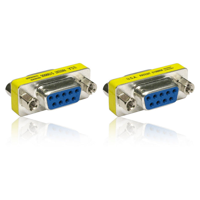 RS232 DB9 Serial Gender Bender Joiner Male Female Adapters for Comput ...
