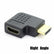HDMI Female to Female to Male 90° L Angle Vertical AV Adapters