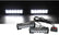 1 Pair of White Car LED Strobe Warning Lights Car Accessories