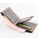 Men's PU Leather Wallet Coin Pocket Purse Wallet Multiple Card Slots Compact Home Essentials