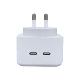 40W DUAL USB-C PD Fast Charging Wall Charger Mobile Accessories
