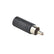 RCA Male to 3.5 mm Female Mono Audio Plug Jack Adapter M45 AV Adapters