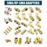 SMA Male Female to SMA RPSMA RF BNC TS9 FME Coaxial Connector Adapter TV Accessories