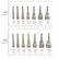 14pcs Magnetic Nut Driver Socket Set 6–19mm Hex Shank Bits with Case DIY & Home Tools